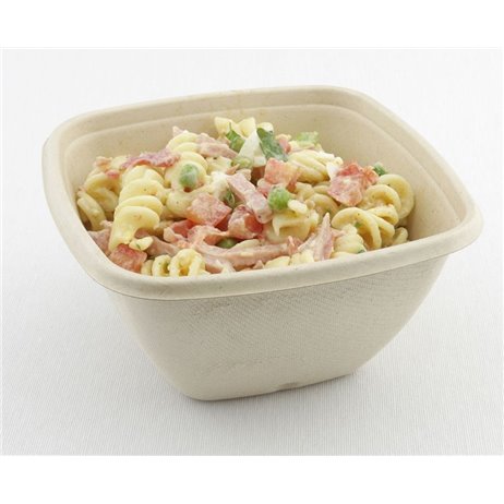 50 st. Bagasse skål - 13,2x13,2x6,7cm, 500 ml 50 st. Bagasse skål - 13,2x13,2x6,7cm, 500 ml