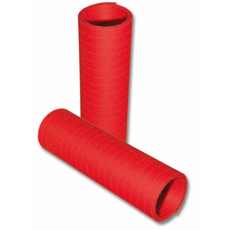 1 rulle brandhämmande serpentiner i rött, 4 meter med 20 stycken 1 rulle brandhämmande serpentiner i rött, 4 meter med 20 stycken