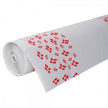 50 meter Danska flagga duk 120 cm bred födelsedag