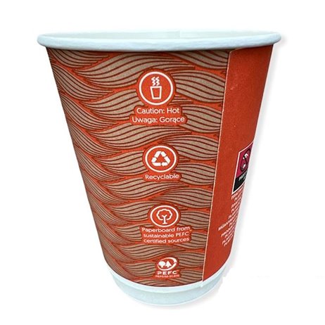 25 st Kaffebägare design 300ml - Dubbel vägg 25 st Kaffebägare design 300ml - Dubbel vägg