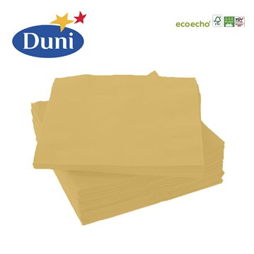 20 st. Guld Metallic Duni frukostservetter - 3 lager 20 st. Guld Metallic Duni frukostservetter - 3 lager