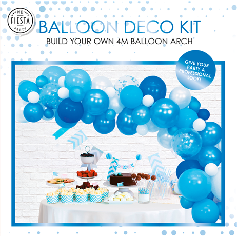 Ballongirland - Bl&aring;tt set 4 meter