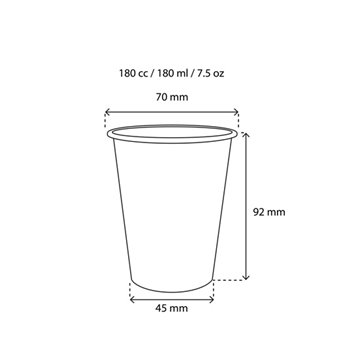 100 st Lyx Pappersmuggar Krakow design 180ml - 7,5oz 100 st Lyx Pappersmuggar Krakow design 180ml - 7,5oz