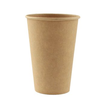 50 st Kraftiga pappmuggar - brun kartong 400ml 50 st Kraftiga pappmuggar - brun kartong 400ml