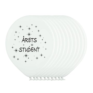 10 st. Årets Student latexballonger 10 st. Årets Student latexballonger