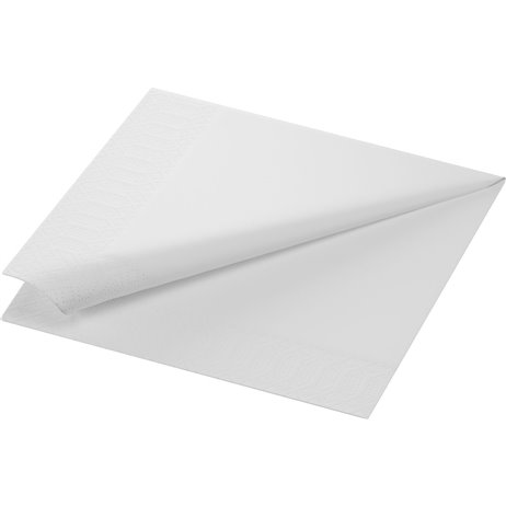 50 st. Vit Duni middagsservetter- Tissue 50 st. Vit Duni middagsservetter- Tissue