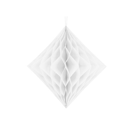 Vit diamant honungskaka 20 cm Vit diamant honungskaka 20 cm