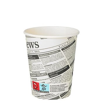 50 st Pappmuggar Newspaper design - 200 ml 50 st Pappmuggar Newspaper design - 200 ml