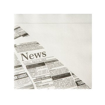 50 Stk. Snackservetter fickor - Newspaper design 50 Stk. Snackservetter fickor - Newspaper design