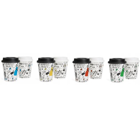 50 st Pappmuggar New Day - 300 ml 50 st Pappmuggar New Day - 300 ml