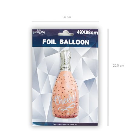 Champagneflaska Cheers 38" folieballong Champagneflaska Cheers 38" folieballong