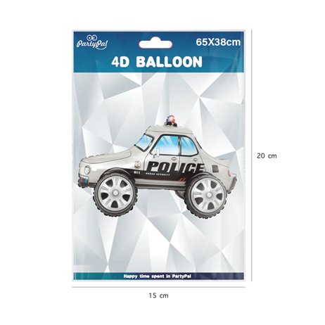 Polis folieballonger 4D 25" Polis folieballonger 4D 25"