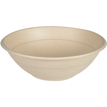 50 st. Bagasse skål - brun Ø19,6cm, 1000 ml 50 st. Bagasse skål - brun Ø19,6cm, 1000 ml