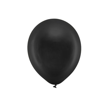 100 st Metallic svarta ballonger - str 12" 100 st Metallic svarta ballonger - str 12"