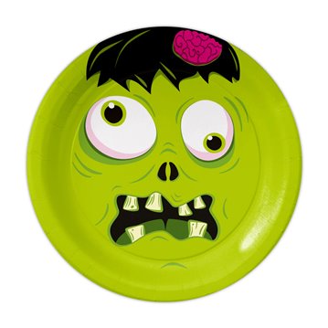 6 st Papp tallrikar Monsters - 18cm 6 st Papp tallrikar Monsters - 18cm