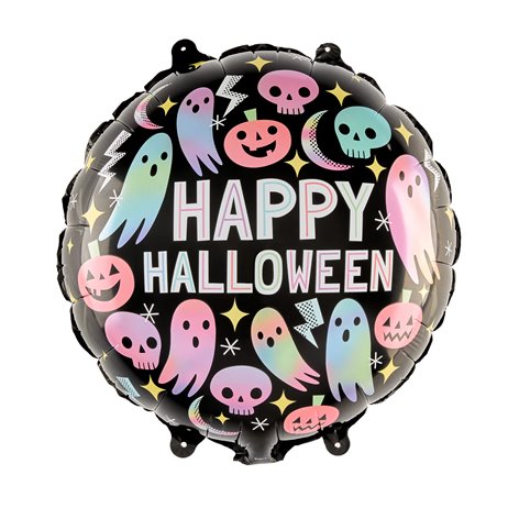 Glad Halloween spöken folieballong 18" Glad Halloween spöken folieballong 18"