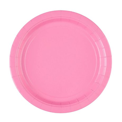 8 st Papp tallrikar Rosa 22,9 cm 8 st Papp tallrikar Rosa 22,9 cm