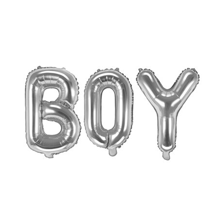 Pojke - text 14" paketerad i set - silver Pojke - text 14" paketerad i set - silver