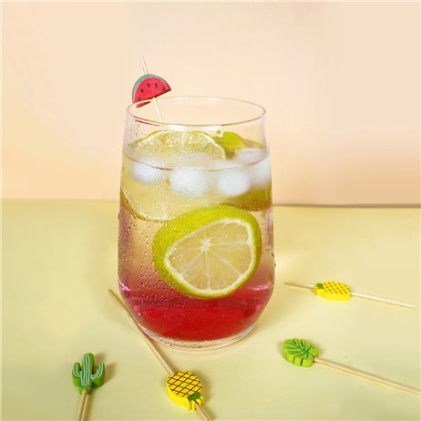 10 st Cocktailpinne med mix 12 cm 10 st Cocktailpinne med mix 12 cm