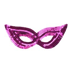1 st Mask Fuchsia med paljetter