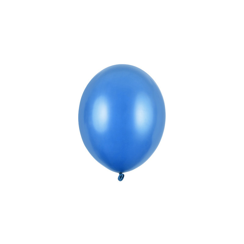 100 st Metallicblå ballonger - str 5" 100 st Metallicblå ballonger - str 5"