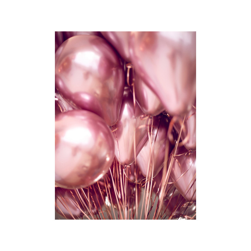 50 st. Chrome latexballonger - Roséguld 12" 50 st. Chrome latexballonger - Roséguld 12"