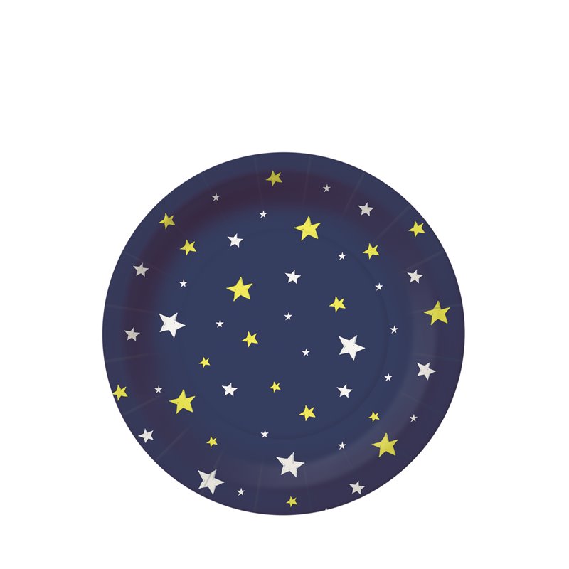8 st Papp tallrikar Space - 18 cm Plastfri 8 st Papp tallrikar Space - 18 cm Plastfri