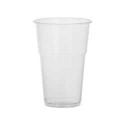 50 st Plastmuggar 50 cl PP - Återanvända återvinningsbara 9,5 cm diameter