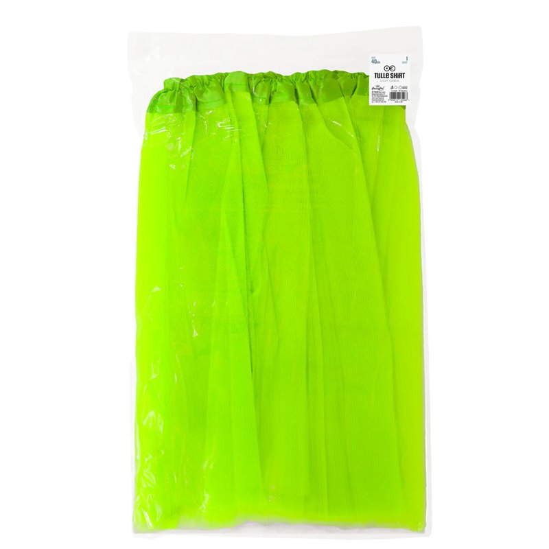 1 stk. Festlig Neon Grøn Tylskørt - Tre-lags, 40 cm, Perfekt til Kostumer og Temafester 1 stk. Festlig Neon Grøn Tylskørt - Tre-lags, 40 cm, Perfekt til Kostumer og Temafester