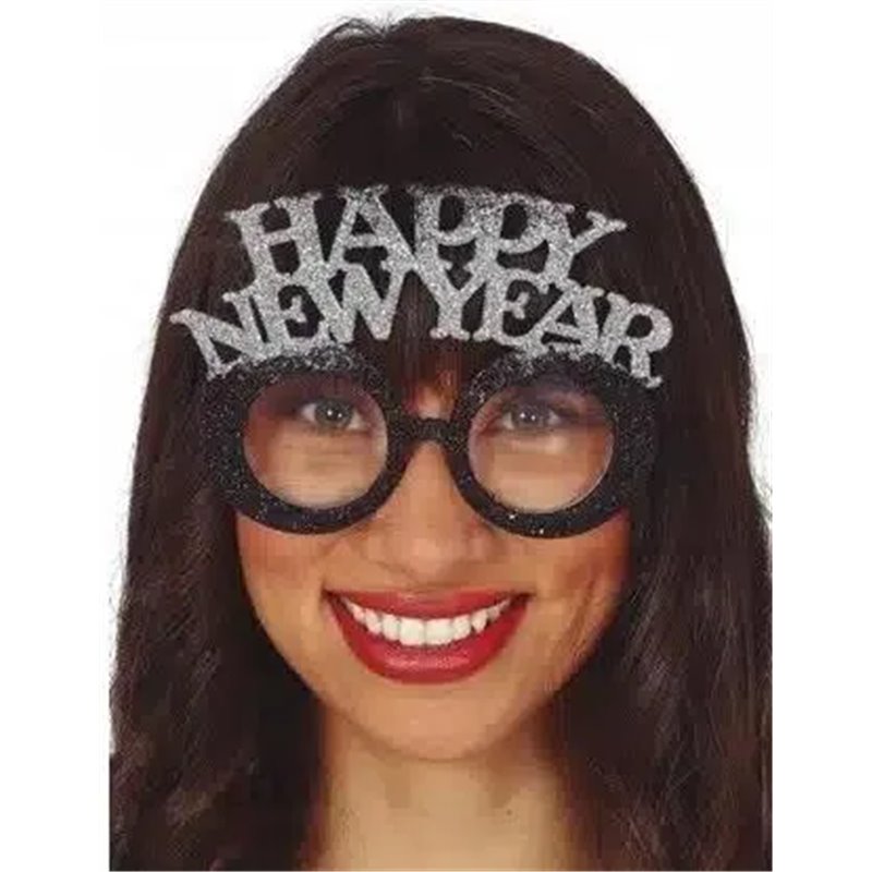 1 st Happy New Year - Roliga innovativa nyårsbrillor med glitter 1 st Happy New Year - Roliga innovativa nyårsbrillor med glitter