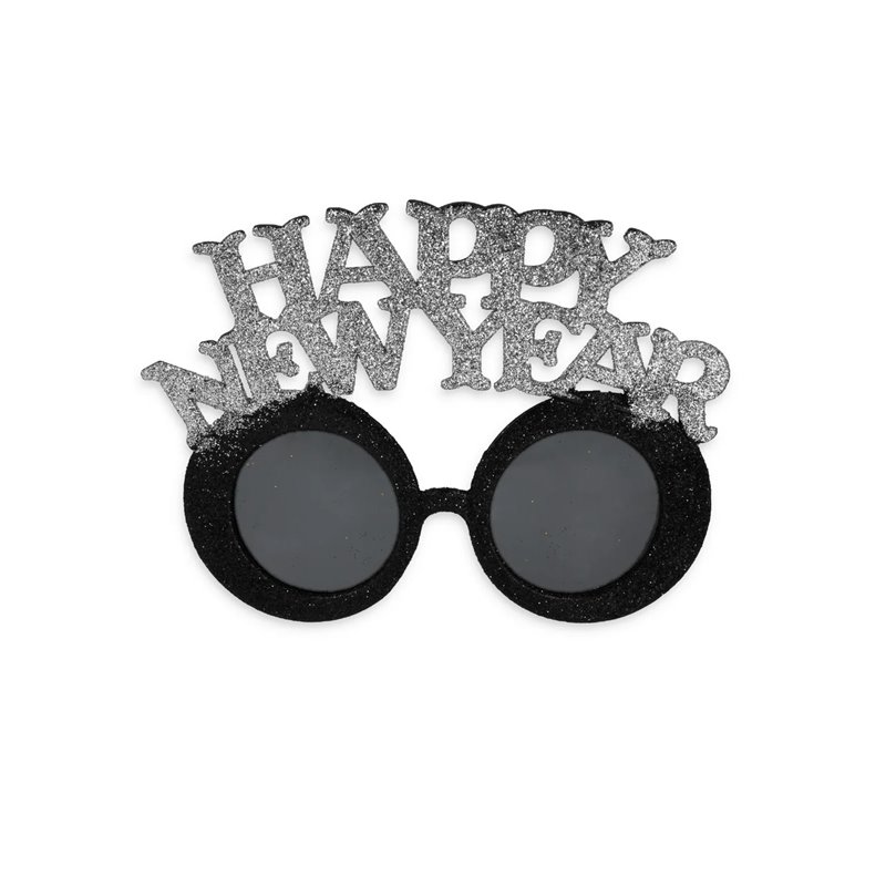 1 st Happy New Year - Roliga innovativa nyårsbrillor med glitter 1 st Happy New Year - Roliga innovativa nyårsbrillor med glitter