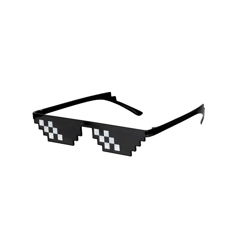 1 st Pixels glasögon - Thug Life-Meme svarta solglasögon 1 st Pixels glasögon - Thug Life-Meme svarta solglasögon
