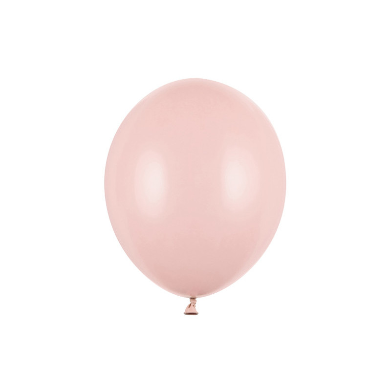 100 st. Pastell Dammig ros Ballonger standard str 12" 30 cm i Diameter 100 st. Pastell Dammig ros Ballonger standard str 12" 30 cm i Diameter
