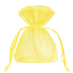 10 st. XL Lyxiga Organza- och Chiffonpåsar i Gul 10x15 cm - Perfekt för Festdekorationer 10 st. XL Lyxiga Organza- och Chiffonpåsar i Gul 10x15 cm - Perfekt för Festdekorationer