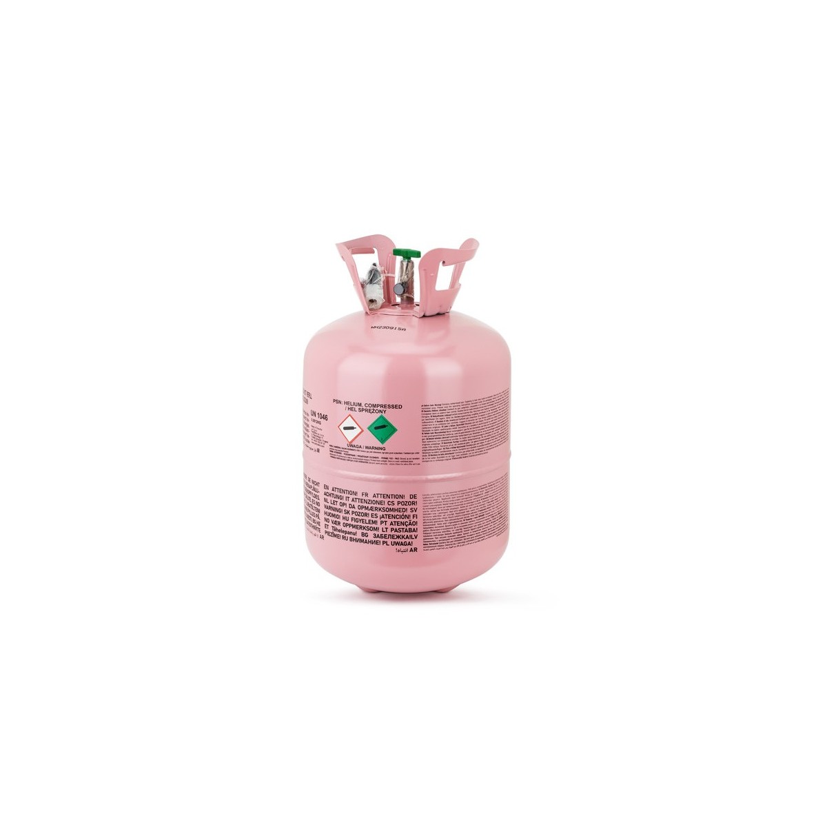 1 st. Rosa Heliumtank för 50 st. Ballonger, Kapacitet 0.36 m3 (360 liter) 1 st. Rosa Heliumtank för 50 st. Ballonger, Kapacitet 0.36 m3 (360 liter)