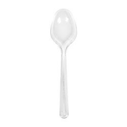 50 st Plastskedar transparenta - Återanvändbara - Reuse
