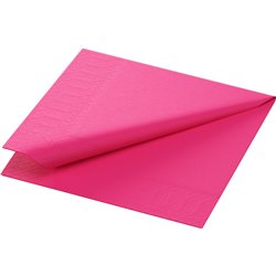 20 st. Fuchsia Duni kaffeservetter - 3 lager 20 st. Fuchsia Duni kaffeservetter - 3 lager
