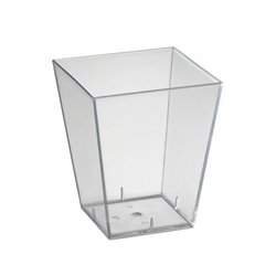 24 st Space Tapa-tizers bägare 150 ml - klar - Återanvändbara