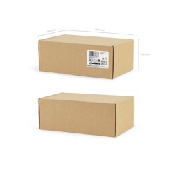 6 st Metallic klotljus 8 cm - Pärlvit - Brinntid: 20 timmar