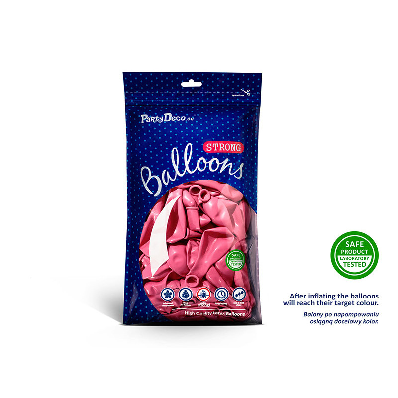 50 st Metallic fuchsia ballonger - storlek 12"