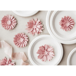 3 st Blommor m/tape Ljus Rosa