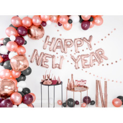 100 st Metallic roséguld ballonger - storlek 12"