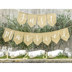 Nygift banner 23x185cm