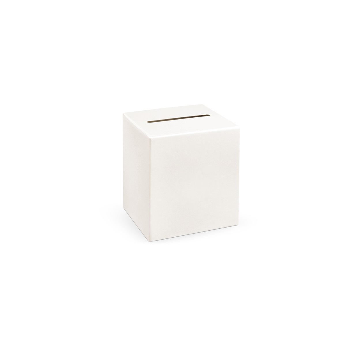 Bröllopskortlåda kremfärgad metalliskt papper 24 cm