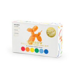 30 st. Pastellfärgade Modelleringsballonger, 130cm med Pump, Blandade Färger
