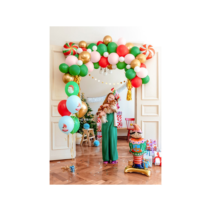 Ballonggirlang Godisfärger 110 ballonger 170x155 cm