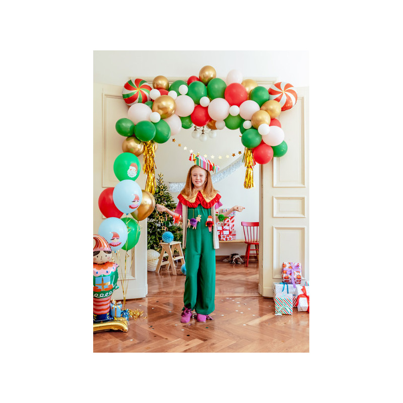 Ballonggirlang Godisfärger 110 ballonger 170x155 cm
