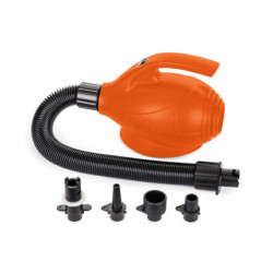 1 st. Elektrisk pump med olika munstycken, 600W, ca. 18.1 x 11 x 14.8 cm