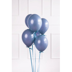 100 st. Strong Balloons pastell marinblå ballonger, diameter 23 cm