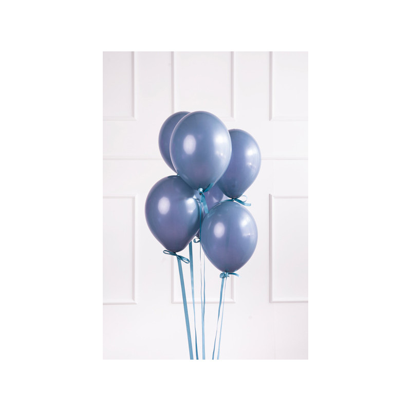 100 st. Strong Balloons pastell marinblå ballonger, diameter 23 cm